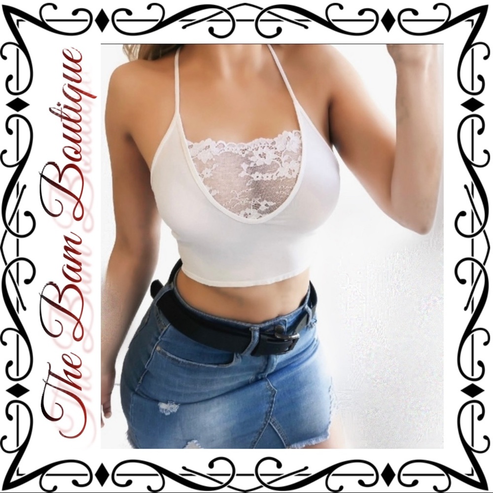 Halter Style Bralette/Crop Top